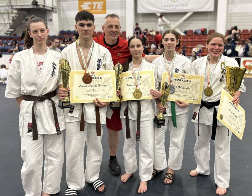 6 Európa bajnoki érmet hoztak a kapuváriak Esztergomból